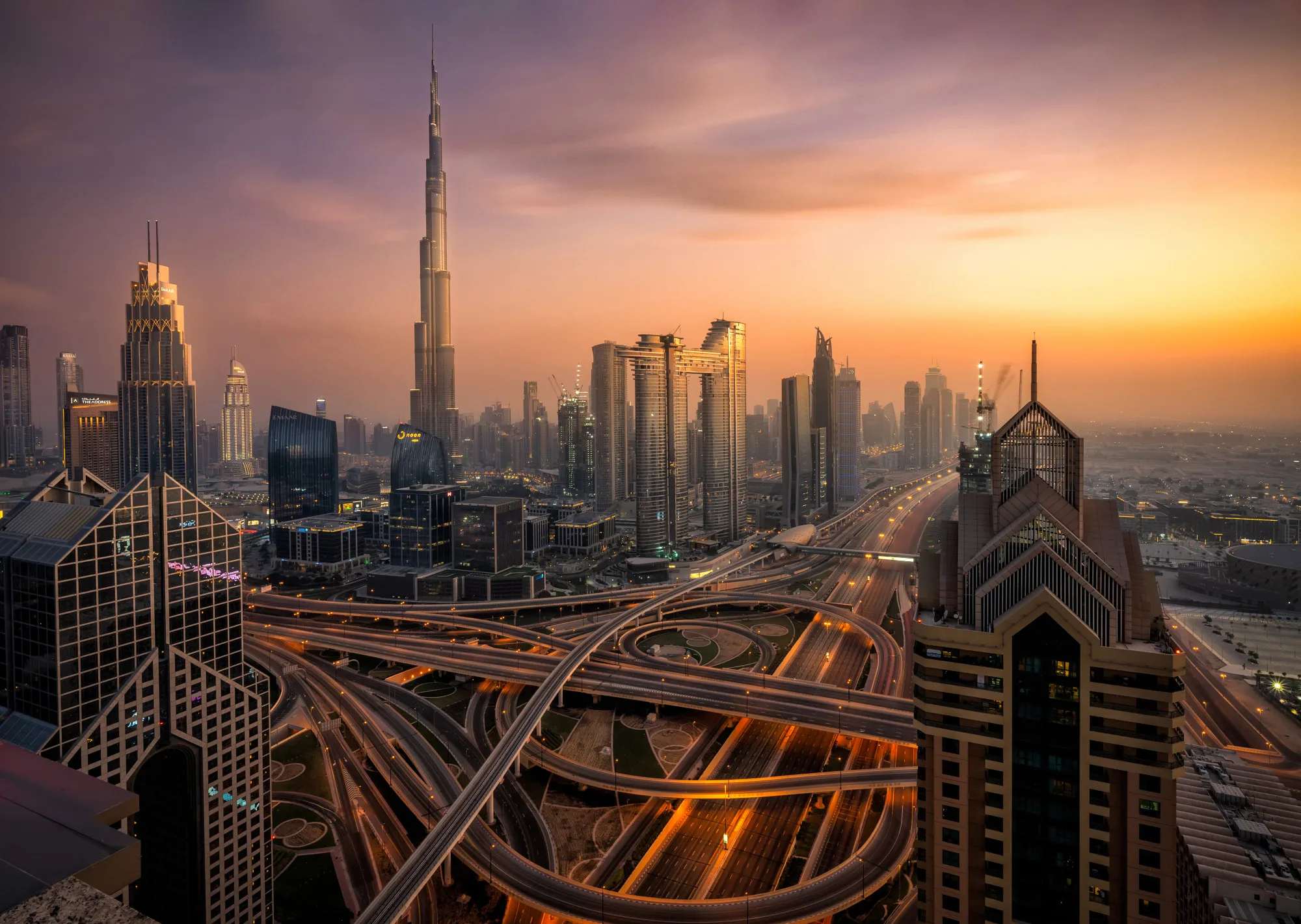 Sheikh Zayed Road in Dubai