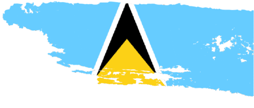 ST. Lucia country flag