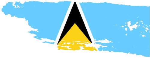ST. Lucia country flag